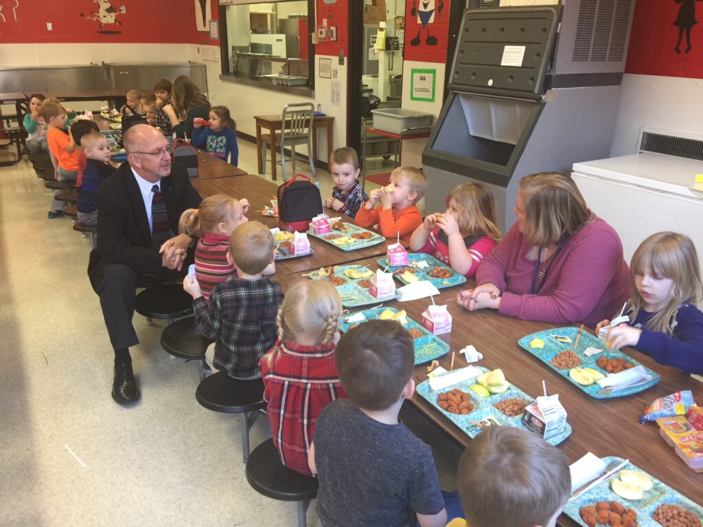 Dave visits rural schools in Southern Illinois